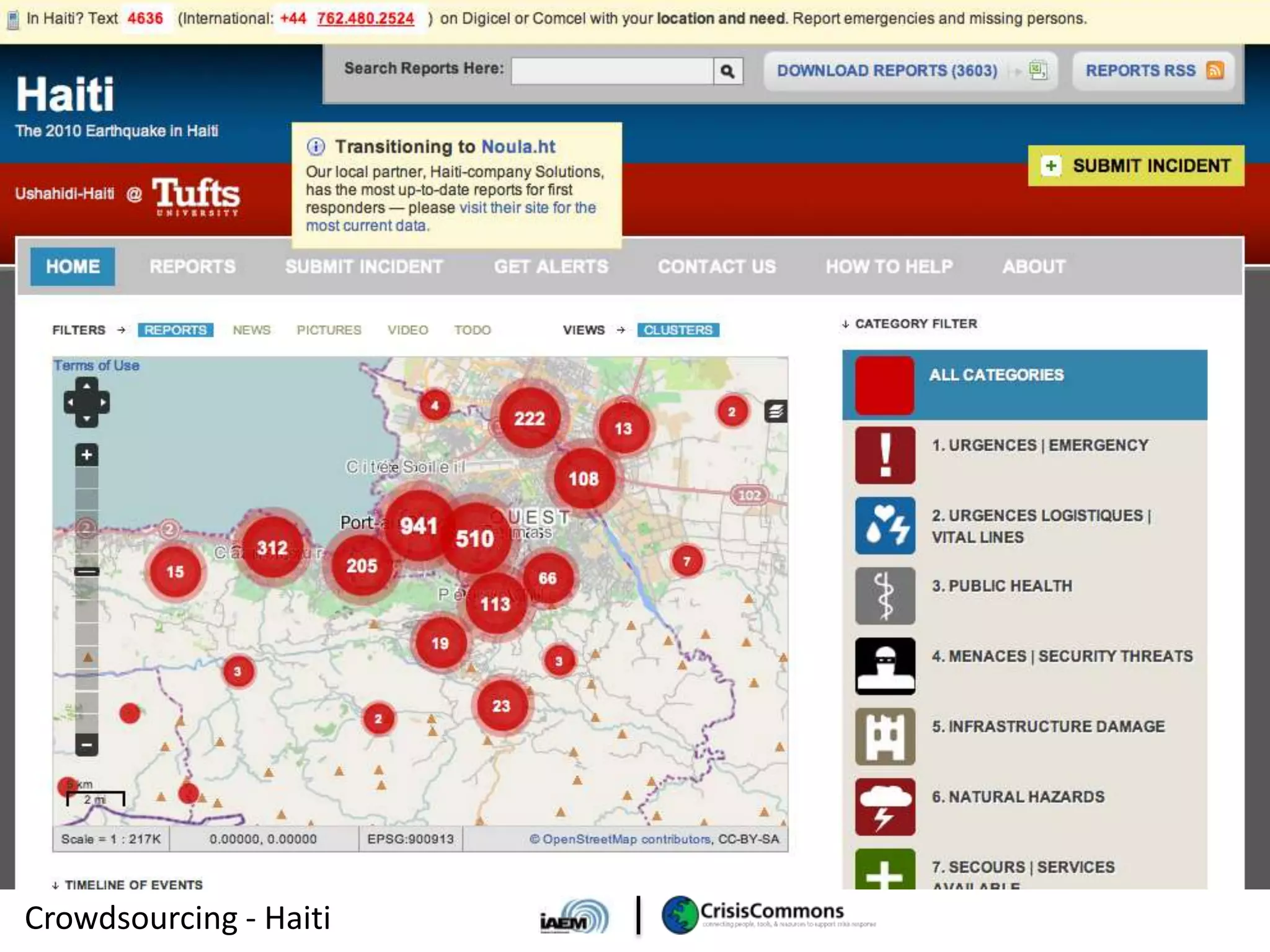 Crowdsourcing - Haiti
 