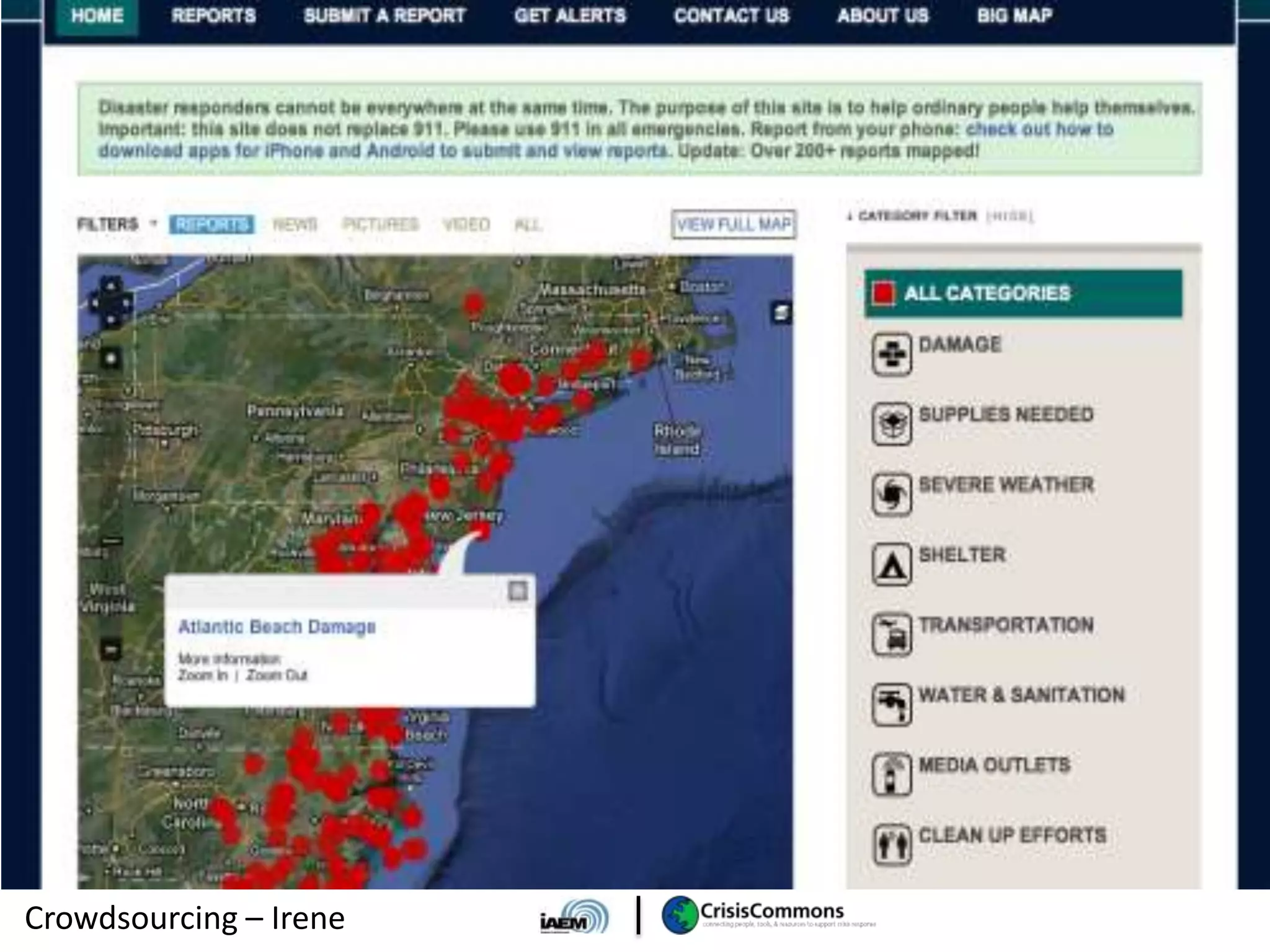 Crowdsourcing – Irene
 