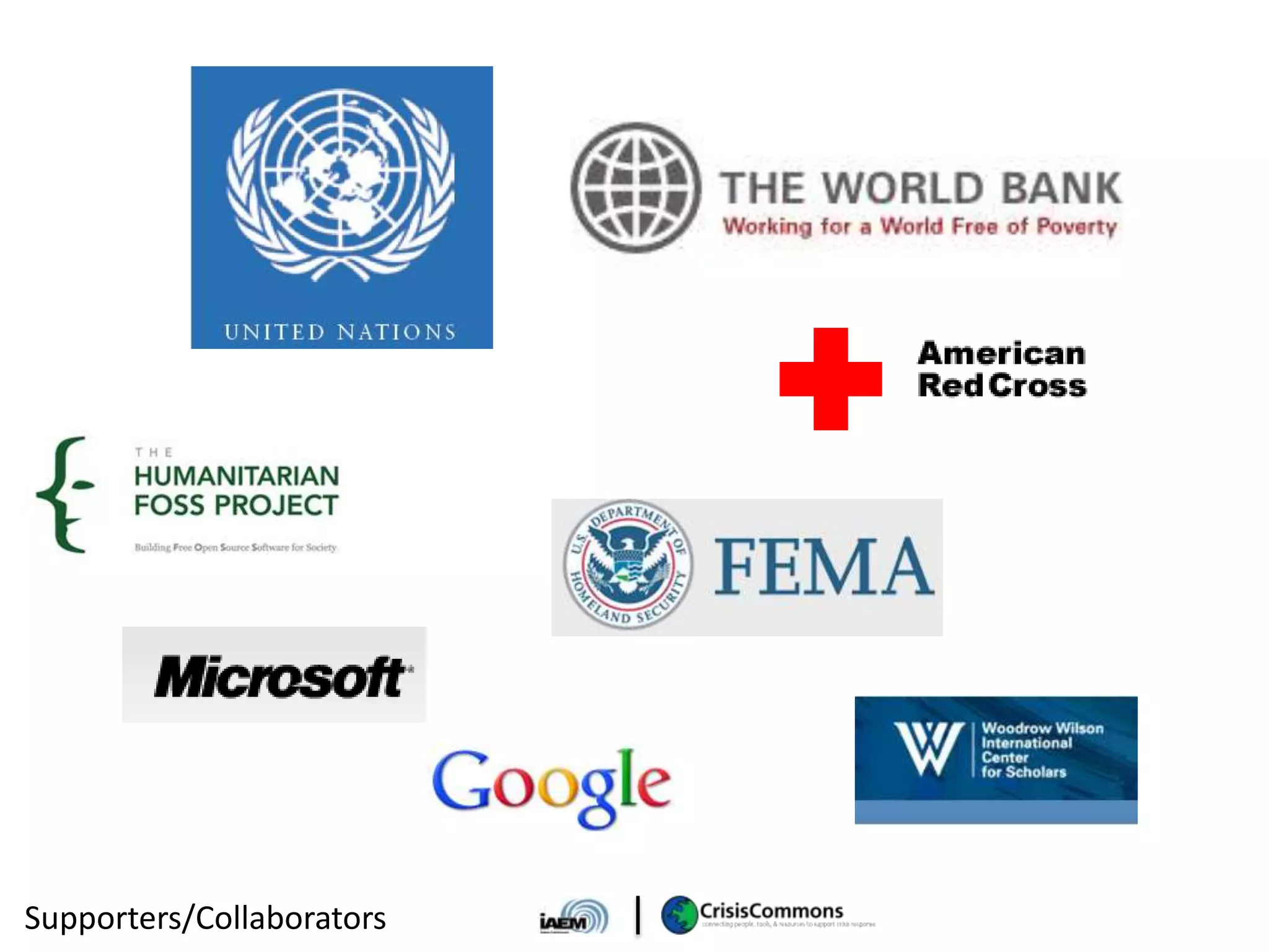 Supporters/Collaborators
 