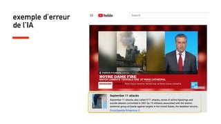 exemple d’erreur
de l’IA
 