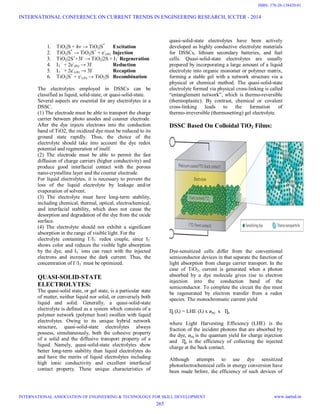 Iaetsd dye sensitized solar cell | PDF