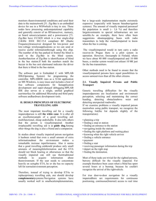 Iaetsd intelligent bus alert system for blind passengers | PDF