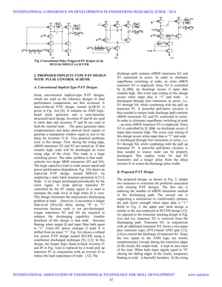 Iaetsd low power pulse triggered flipflop with | PDF
