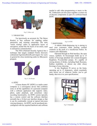 Fig 12: Mine craft
5. TOR ROUTER
Tor (previously an acronym for The Onion
Router) is free software for enabling online
ano...