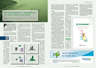 Use of probiotics in aquaculture: can these additives be useful? | PDF