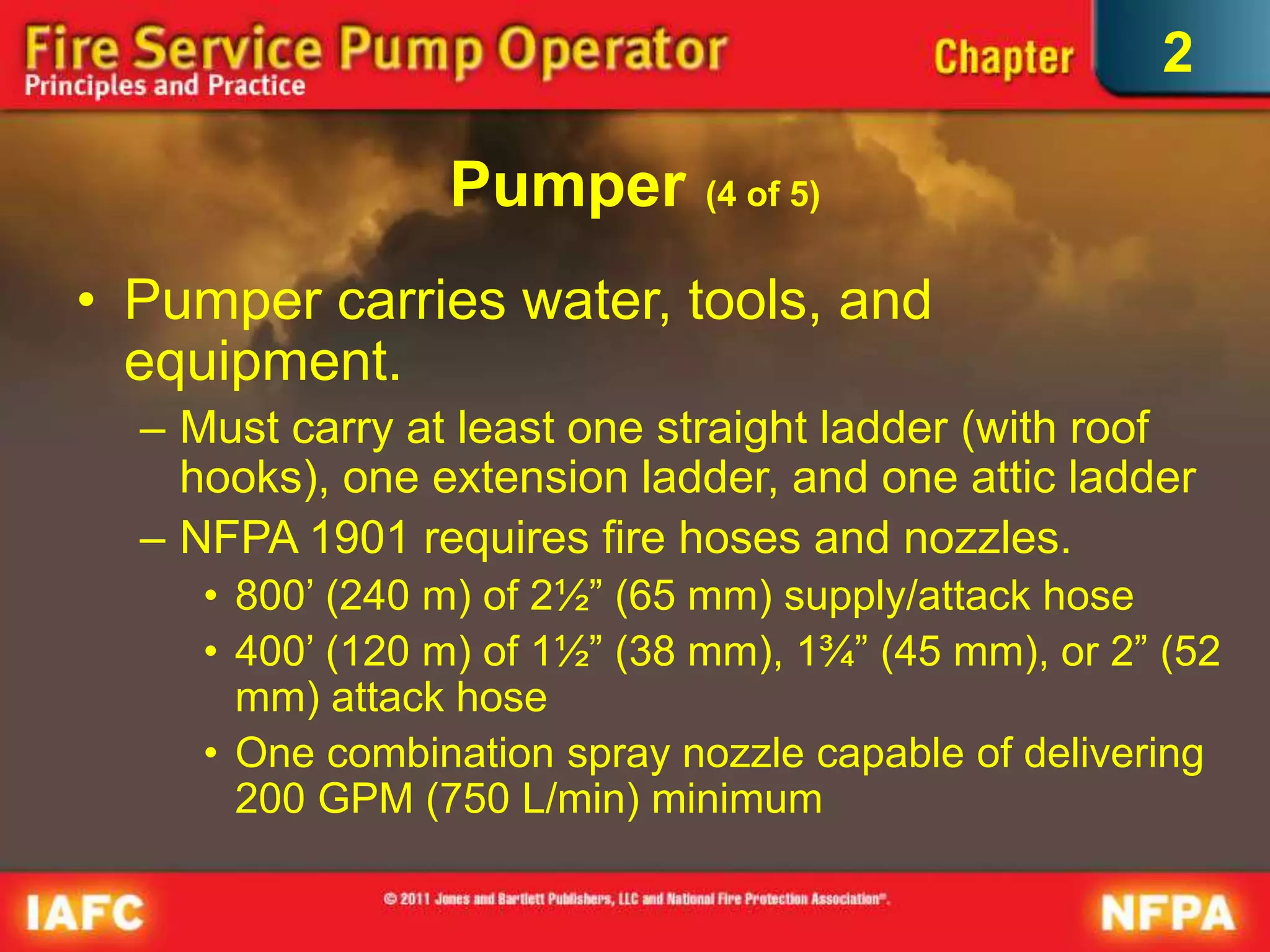 Iafc fire service pump operator principles & practice 1 ed ch 02 types ...