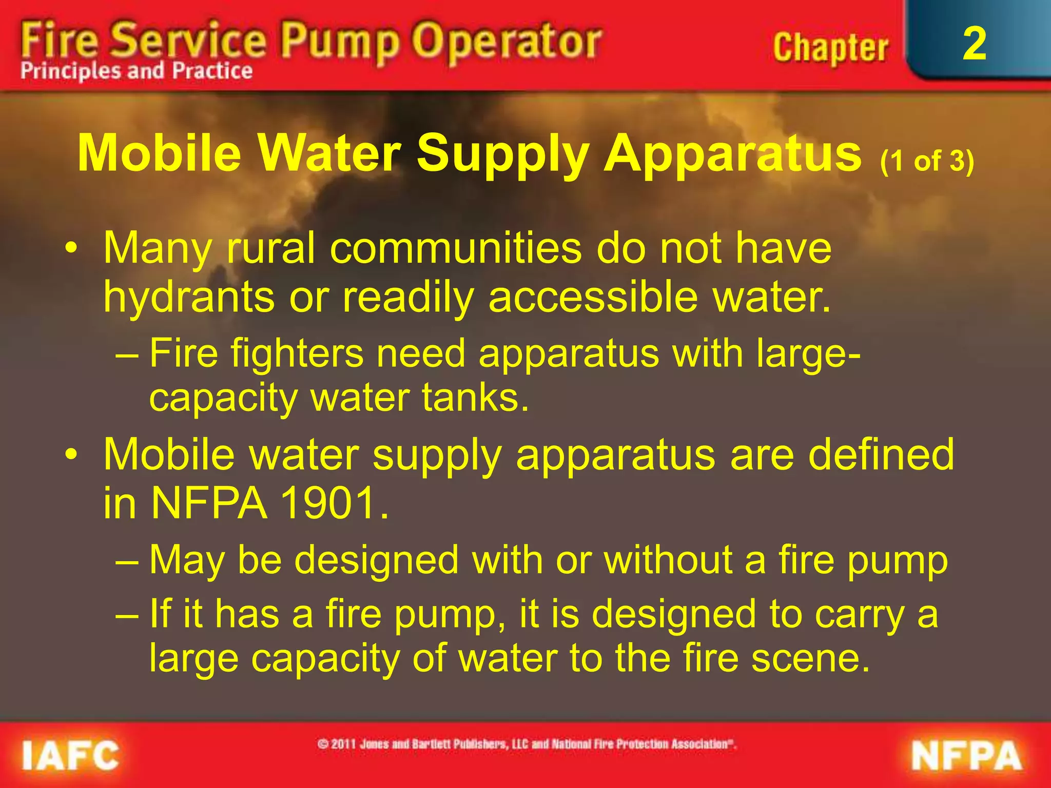 Iafc fire service pump operator principles & practice 1 ed ch 02 types ...