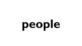 people
 