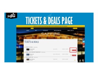 TICKETS & DEALS PAGE
 