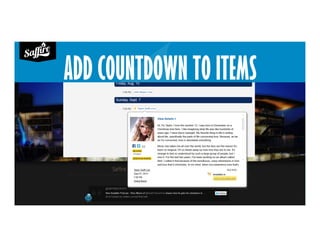 ADD COUNTDOWN TO ITEMS
 