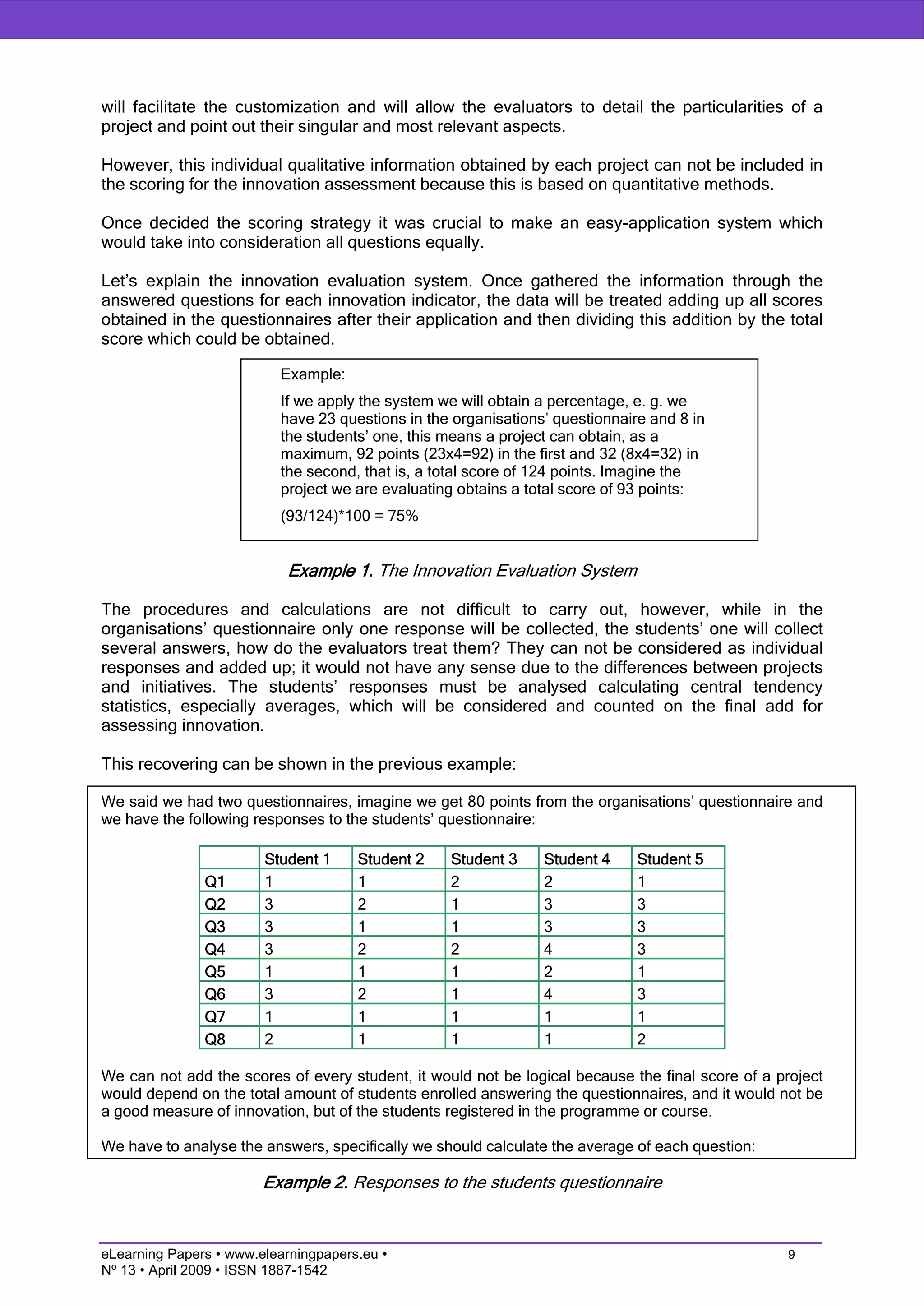 How to measure innovation in eLearning. The i-AFIEL methodology