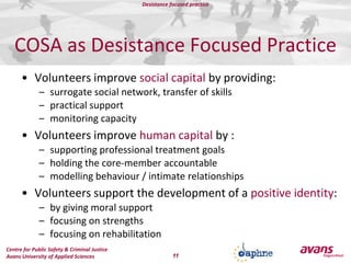 Elements of makinggood: redemption, forgivingandmutualrestorationSonny Rollins’narrative‘My thing is mypersonhood and trying to be a betterperson and fightingthatfightwithinmyself’Desistance researchZig-zag process: relapse is to be expectedBoth a criminal life and choosing for desistance are part of a gambling process:“… leaving their present high risk and crime lifestyles is in itself a risk, and one they are ill equipped to take” (Boeck, Fleming & Kemshall 2007) 3 essential contributing 					       factors (Weaver & McNeill 2007):human capitalnarrative identity & motivationssocial capital & life transitions