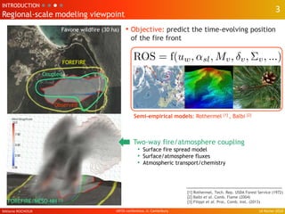 Fire Spread Model Data-driven wildfire spread modeling | PPTX