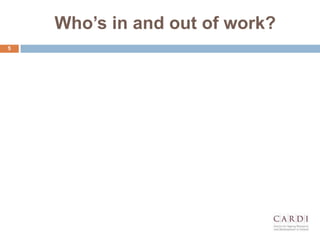 Whos in and out of work?
5
 