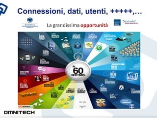 Connessioni, dati, utenti, +++++,…
 