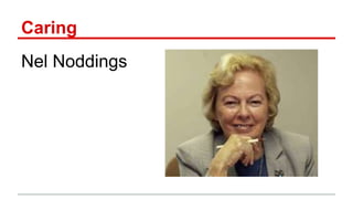 Caring
Nel Noddings
 