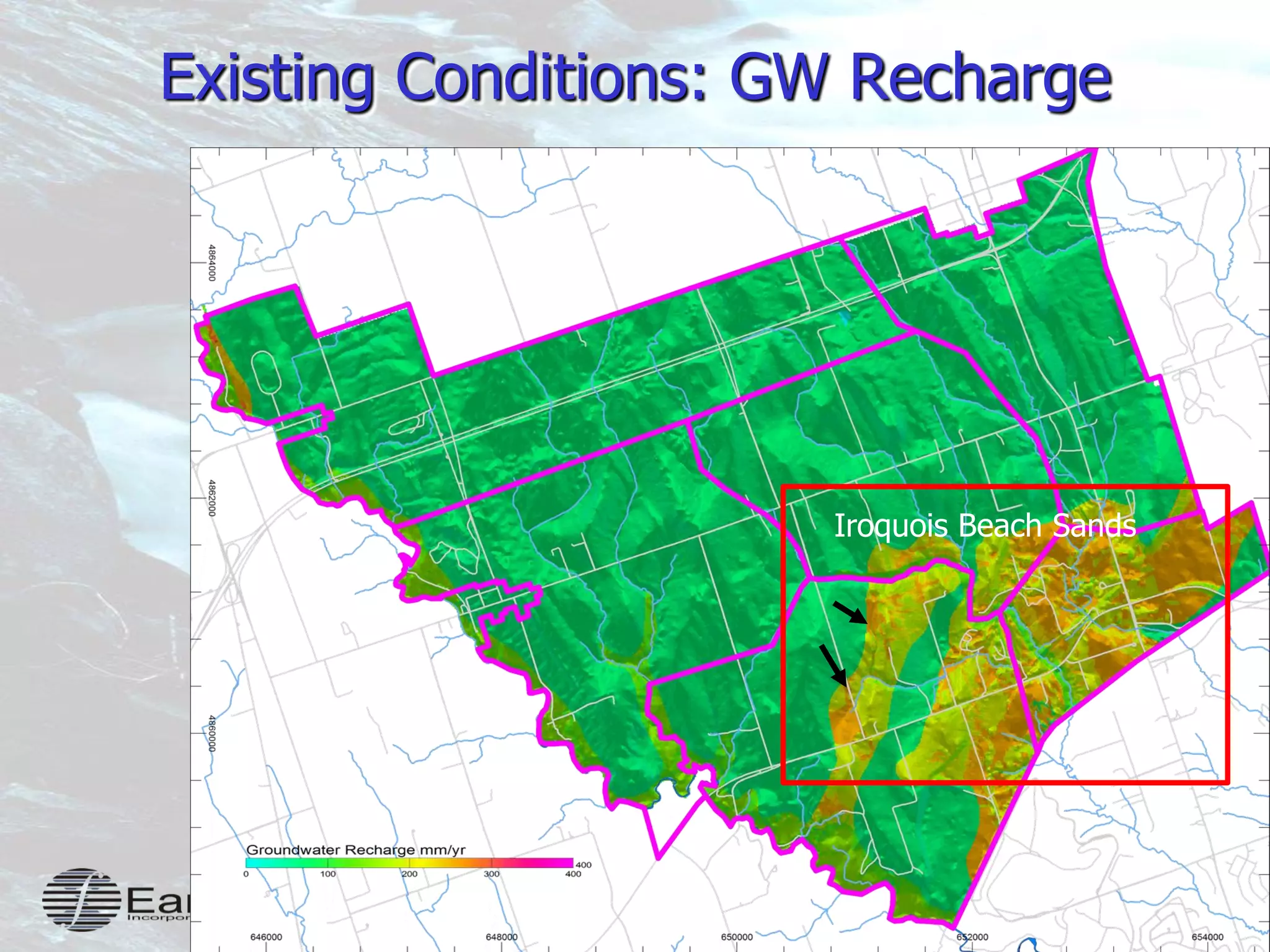 26
Existing Conditions: GW Recharge
Iroquois Beach Sands
 