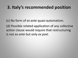 Ex Ante Group.pdf Ex post vs. ex ante debt restructuring | PDF