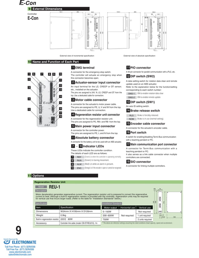 Iai econ catalog_specsheet PDF