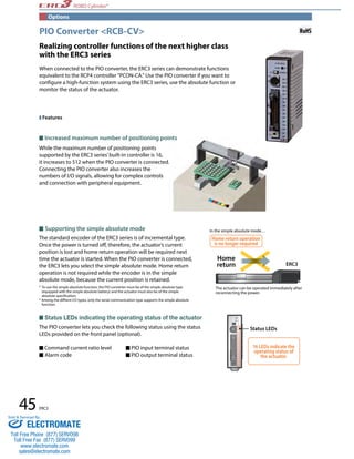 Iai erc3 catalog | PDF