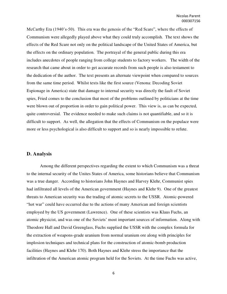 Did communism threaten america's internal security after wwii