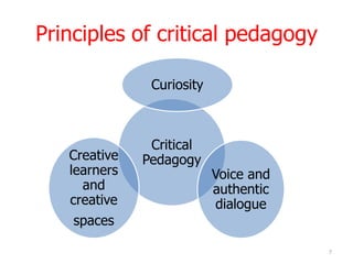 Critical pedagogy and its place within an Undergraduate Education ...