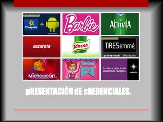 pRESENTACIÓN dE cREDENCIALES.
 