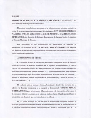 Resolución 2-D-2013 de IAIP