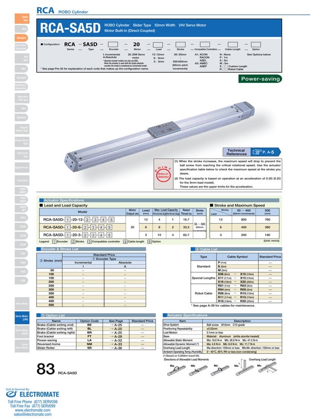 Iai rca sa5_d_specsheet PDF
