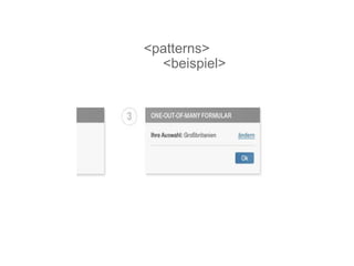 <patterns> <beispiel> 