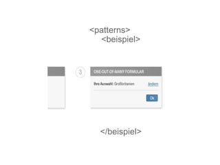 <patterns> <beispiel> </beispiel> 