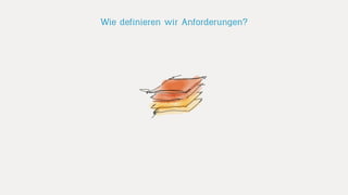 Wie definieren wir Anforderungen?
 