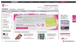 6 Brand Experience auf www.telekom.de
 