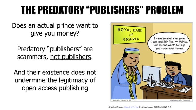 Open Access Identifying Quality Journals Avoiding Predatory