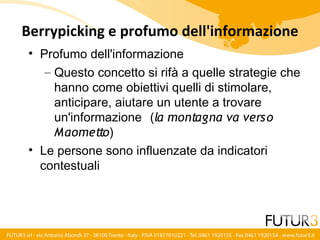 La Sfida Della Trovabilità - Architettura dell'informazione