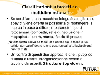 La Sfida Della Trovabilità - Architettura dell'informazione