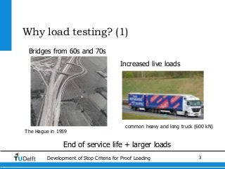 3Development of Stop Criteria for Proof Loading
Why load testing? (1)
Bridges from 60s and 70s
The Hague in 1959
Increased...