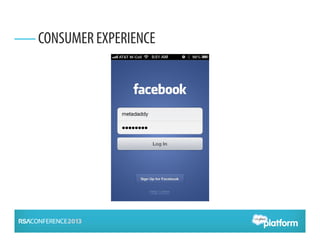 CONSUMER EXPERIENCE
 