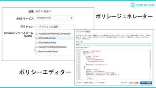 ポリシージェネレーター
ポリシーエディター
 