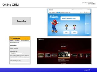 Online CRM




        Examples




                   page 25
 