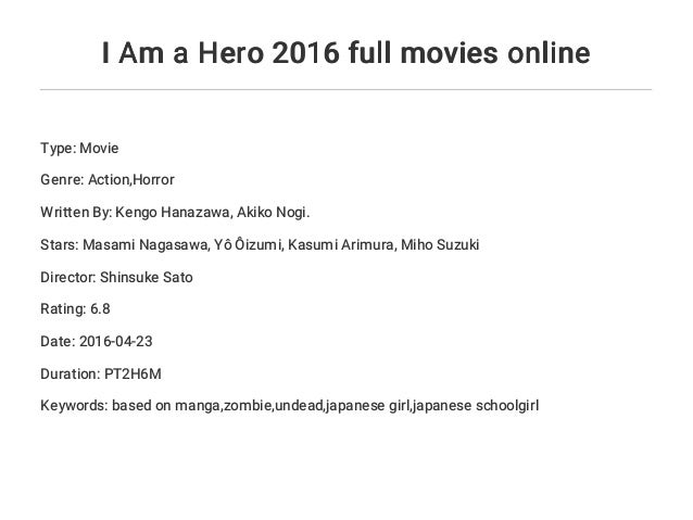 I Am A Hero 16 Full Movies Online I Am A Hero 16 Full Movies Online