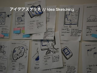 アイデアスケッチ // Idea Sketching
 