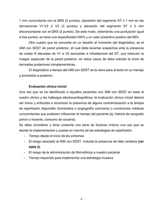 Infarto agudo al Miocardio con elevación del segmento ST y Terapias de ...