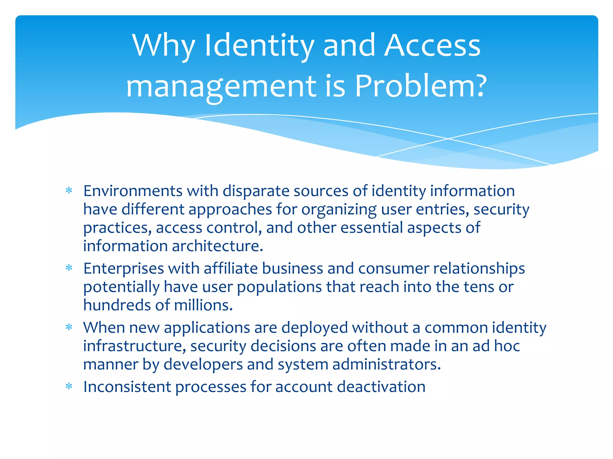 Identity and Access Management Introduction | PPTX