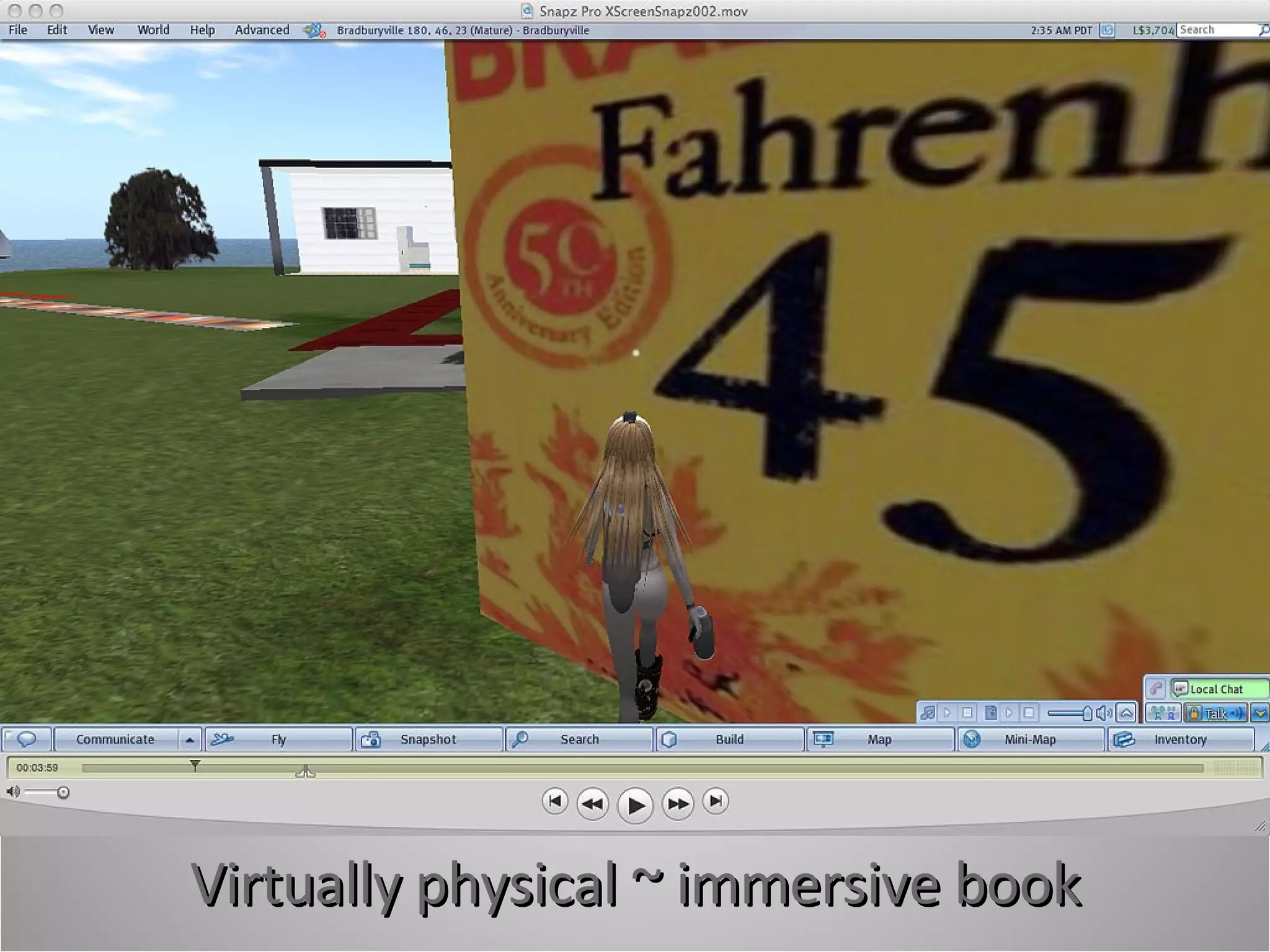 Virtually physical ~ immersive book 