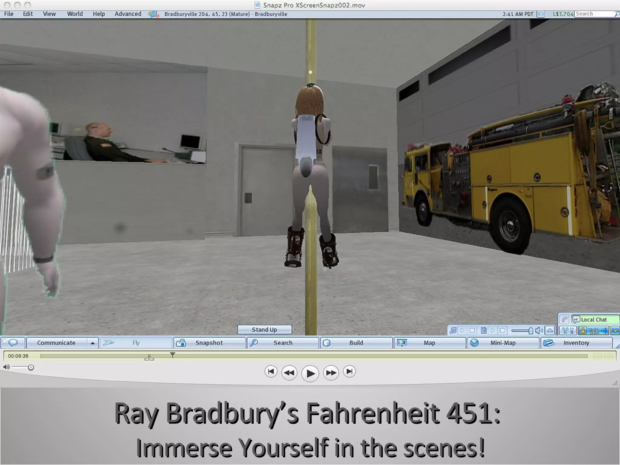 Ray Bradbury’s Fahrenheit 451:  Immerse Yourself in the scenes! 