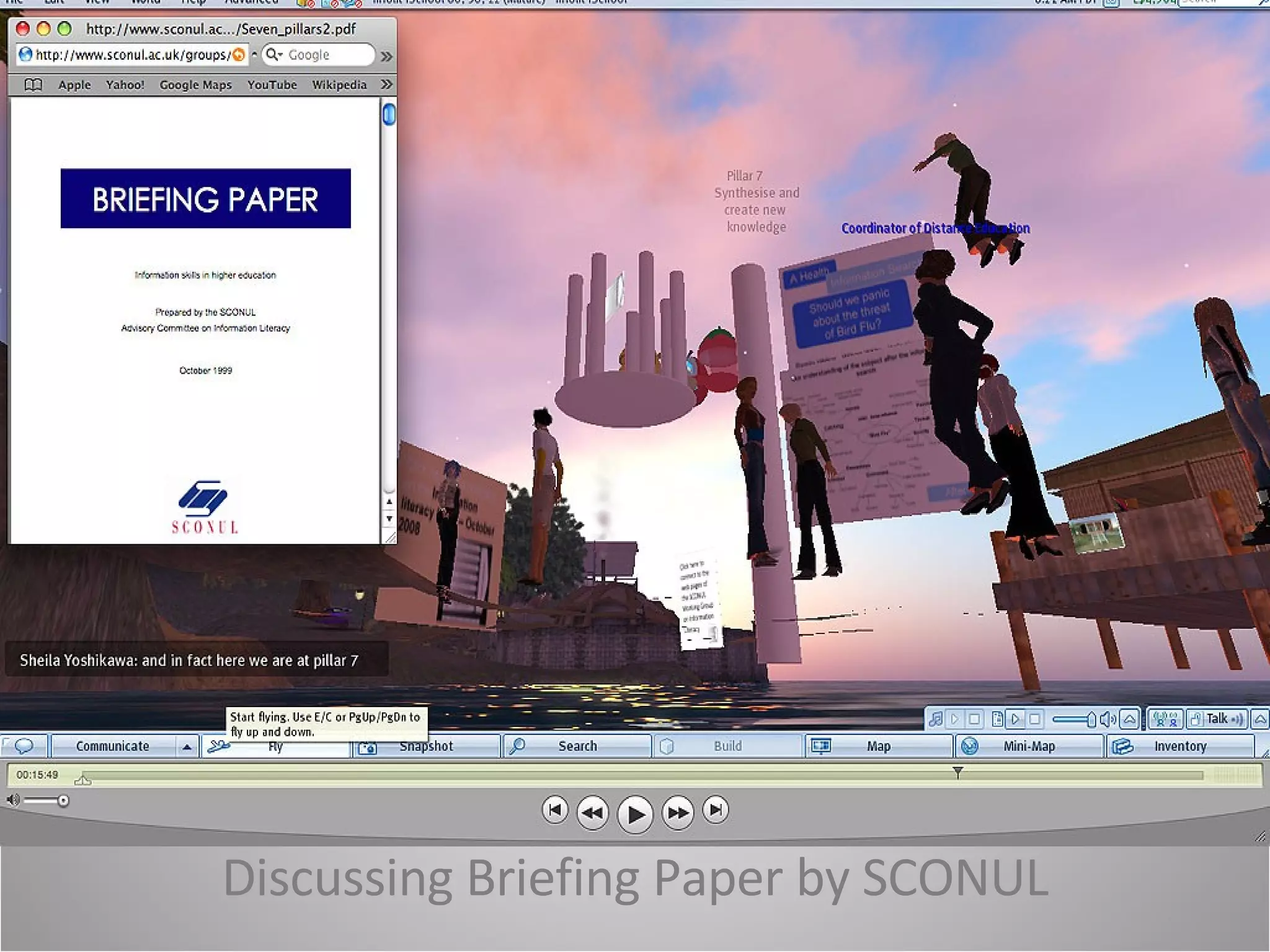 Discussing Briefing Paper by SCONUL 