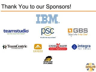 Thank You to our Sponsors!
 