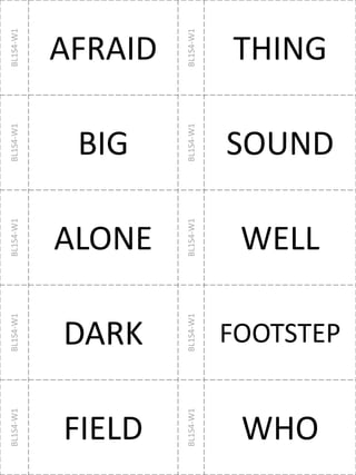 BL1S4-W1
AFRAID
BL1S4-W1
THING
BL1S4-W1
BIG
BL1S4-W1
SOUND
BL1S4-W1
ALONE
BL1S4-W1
WELL
BL1S4-W1
DARK
BL1S4-W1
FOOTSTEP
BL1S4-W1
FIELD
BL1S4-W1
WHO
 