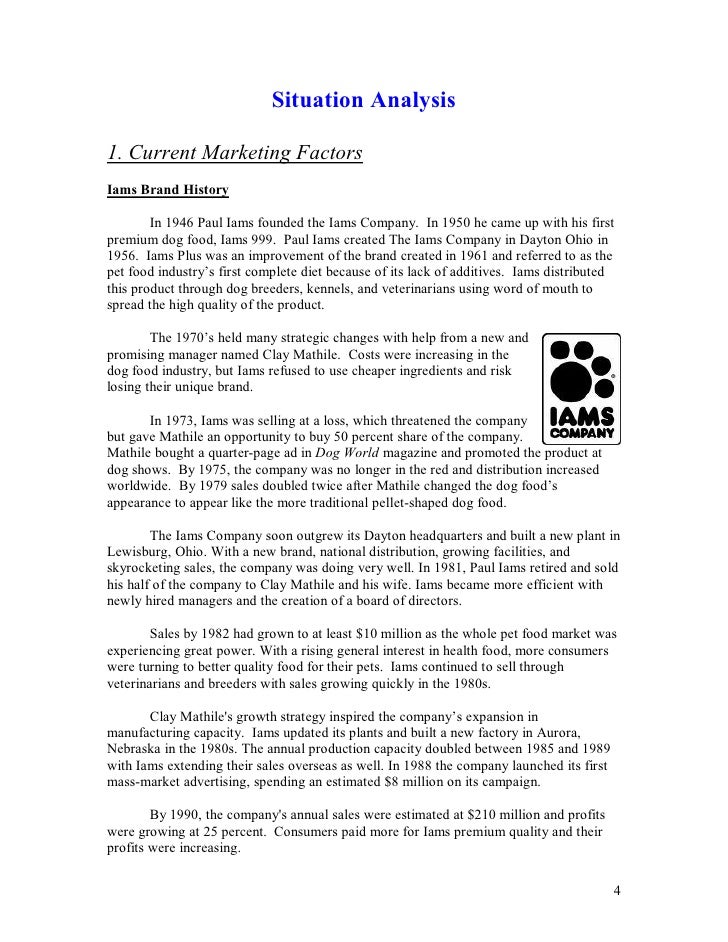 target market for pet food